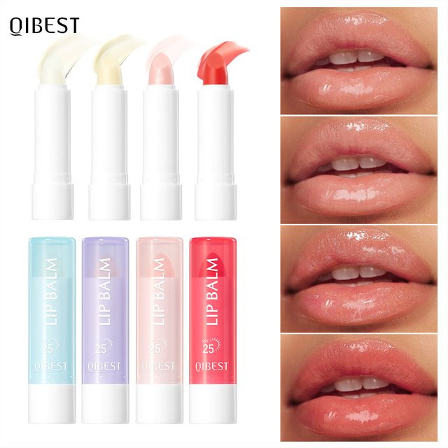 QIBEST Lippenbalsam, 4 Farben, Unisex - Bild 1