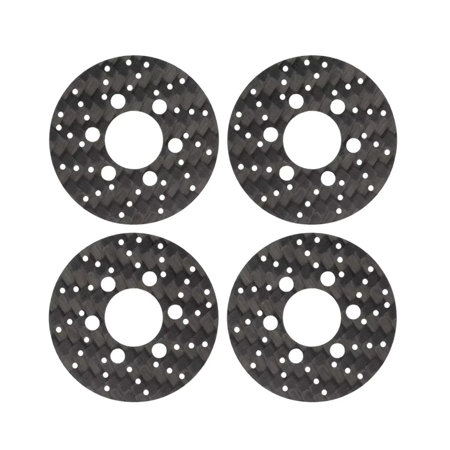 MALOM RC Carbonfaser SLW Bremsscheiben, 4-teiliges Set, Schwarz - Bild 2