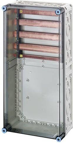 Hensel Mi 6459 Verteilerschrank Aufputz aus Kunststoff mit transparentem Deckel - Bild 1