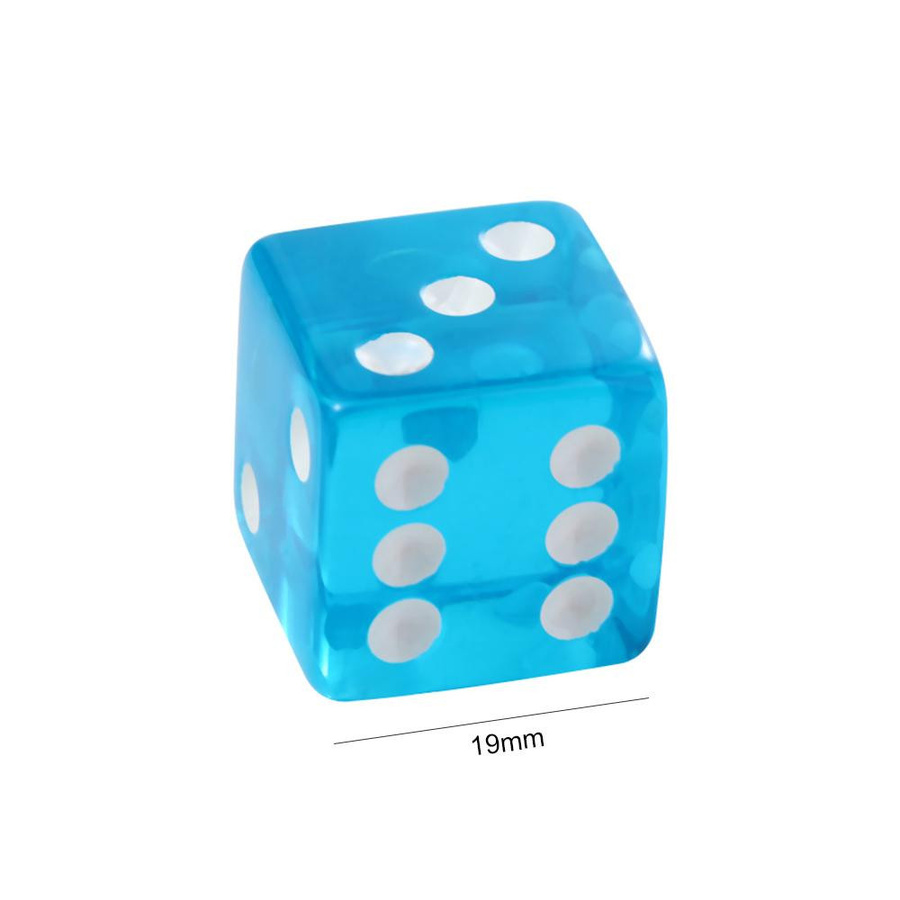 Freedom Outdoors Casino Würfel Acryl blue 1-teiliges Set - Bild 2