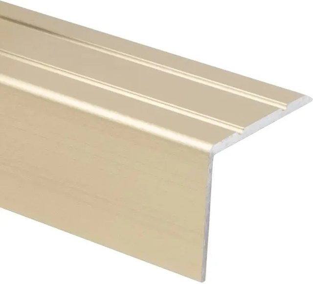 KARAT Winkelprofil für Kanten Sahara, selbstklebend, Aluminium, Farbe: Sand/Beige, B/H/L: 2,45 x 2 x 100 cm - Bild 1