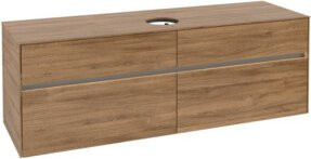 V&B Waschtischunterschrank Collaro mit Waschtisch und LED-Beleuchtung B/T/H: 160 x 54,8 x 50 cm - Bild 1