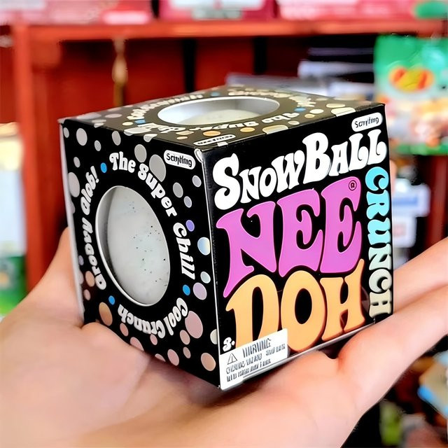 NeeDoh Schneeball-Crunch, Stressabbau-Spielzeug, ab 3 Jahre - Bild 1