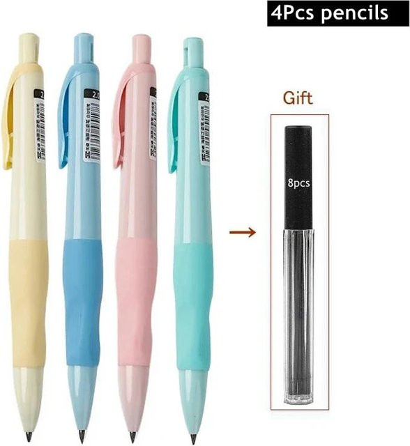 Zimmermann Mechanischer Bleistift Delfin Kollektion HB Weiß für Schule und Zeichnen - Bild 1