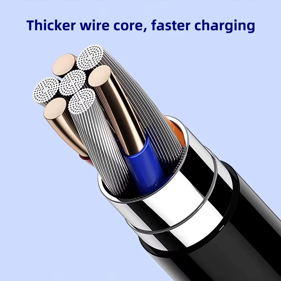 NNBILI 3er-Set USB-C Typ-C Kabel 45W PD Schnellladekabel und Datenkabel in Schwarz für Samsung Galaxy S24 S23 S22 S21 S20 Ultra Note 10 5G A54 A53 - Bild 2