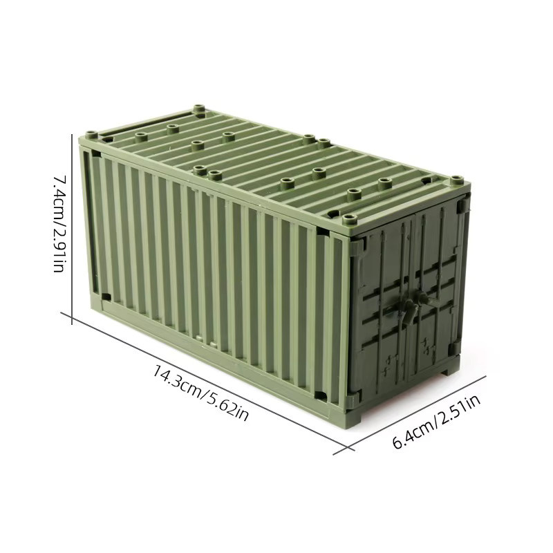 APAN SAPIO DIY Bausteine Container MOC, Kunststoffspielzeug - Bild 2