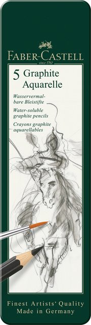 Faber Castell Graphite Aquarelle Künstlerbleistifte für Profis in Grau und Multicolour - Bild 1