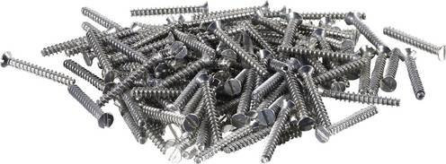 F-Tronic 9920007 Geräteschraube in Silber, Durchmesser: 3,2 mm, Länge: 25 mm, 100 Stück - Bild 1