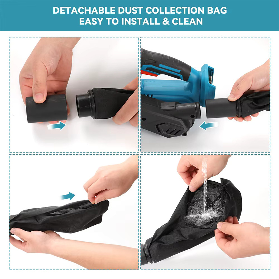 Makita 18V Akku-Bandschleifer mit 6 Geschwindigkeitsstufen und Gummi-Antivibrationsgriff in Blau, passend für Makita LXT 18V B-Serie Akkus - Bild 3