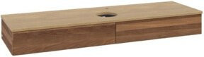 V&B Waschtischunterschrank Antao ohne Frontstruktur in Eiche Honig Braun, B: 160 cm, T: 50 cm - Bild 1