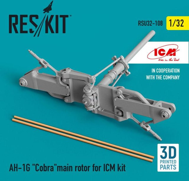ResKit Models AH-1G Cobra Main Rotor, 3D Printed - Bild 1