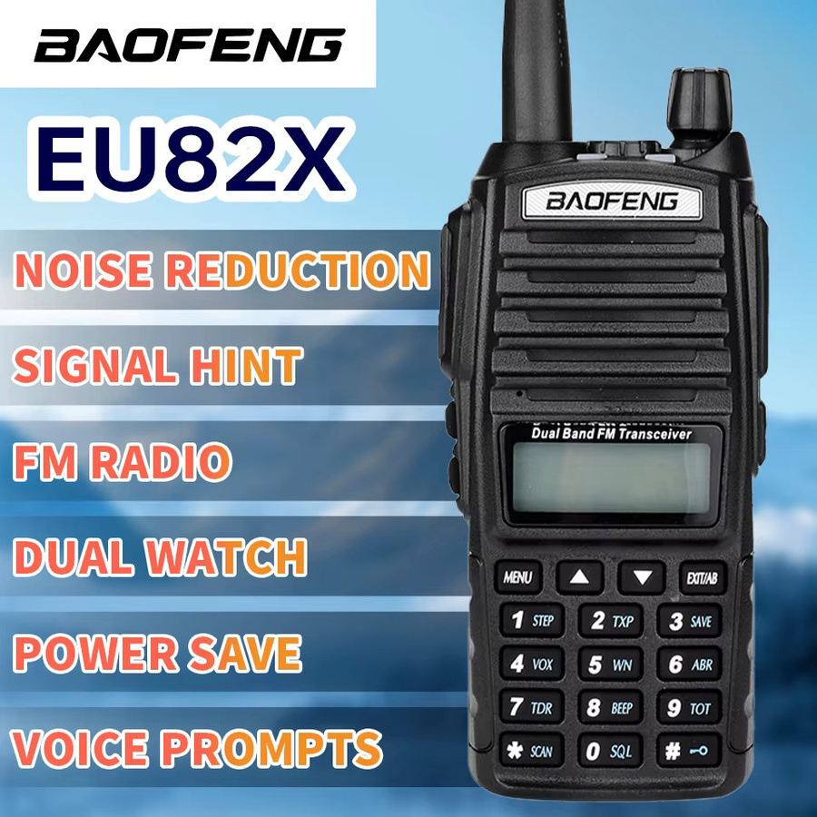 Baofeng UV-82X Dualband Walkie Talkie Transceiver mit 10 W Leistung in Schwarz - Bild 4