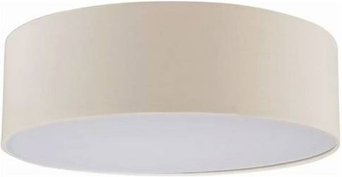 Brumberg Aufbauleuchte LED modern in Silber und Beige mit Stoffschirm E27 - Bild 1