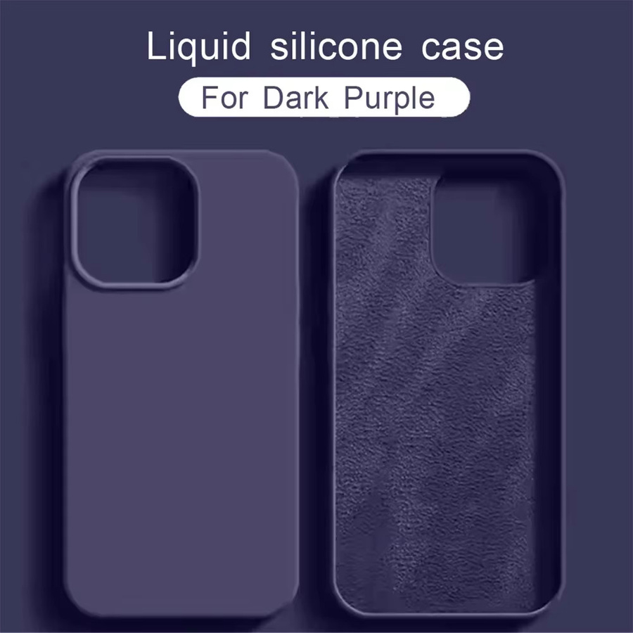 Stoßfeste Silikon Handyhülle für iPhone 16, 15, 14 Pro Max und 14 Plus in Rot - Bild 4