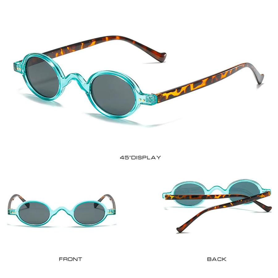Qutzzmnd Sonnenbrille, rund, Vollrand, Kunststoff - Bild 2