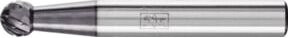 PFERD TOOLS Hartmetall Frässtift Kugel KUD silber Ø 06x05mm Schaft-Ø 6mm Z3P universal mittel kreuzverzahnt HICOAT - Bild 1