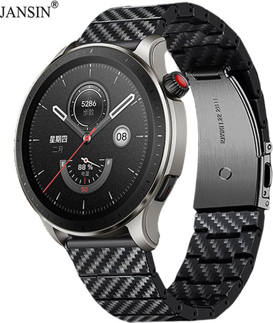 Uhrenarmband Carbon Fiber, Schwarz, Unisex - Bild 1