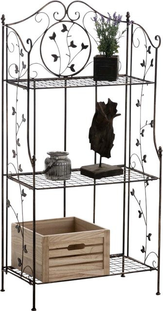 TPFGarden Standregal Remus Pflanzregal aus Metall in Bronze Matt, B/T/H: 118 x 58 x 33 cm - Bild 1
