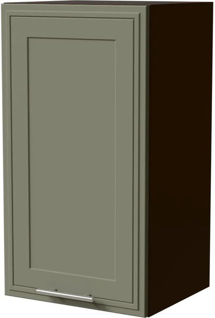 Feldmann-Wohnen Hängeschrank Salo W2/40 in Lava und Reed Green Matt mit Kassettenoptik, B/T/H: 40 x 32,5 x 72 cm - Bild 1
