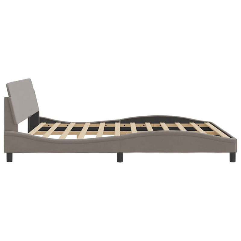 Vidaxl Polsterbett Modern in Taupe Meliert, B/T: 180 x 200 cm - Bild 2