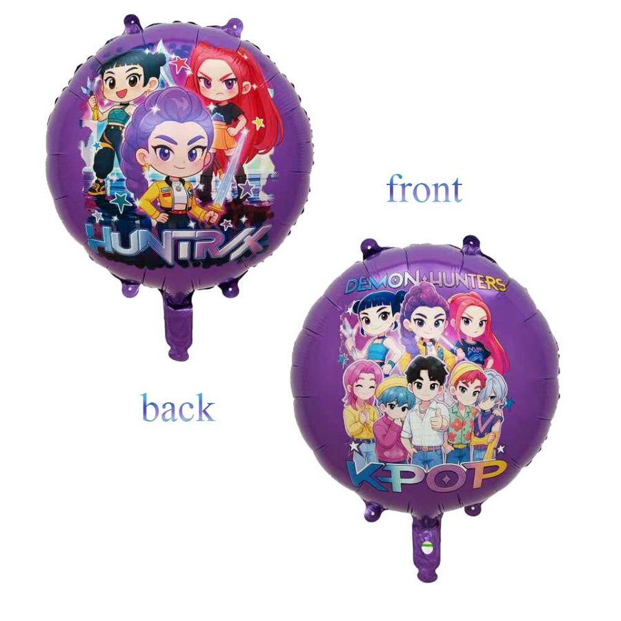 Wucifang Jewelry Set aus Aluminiumfolienballons und Latexballons im K-Pop Anime Design für Kindergeburtstage und Partys - Bild 3