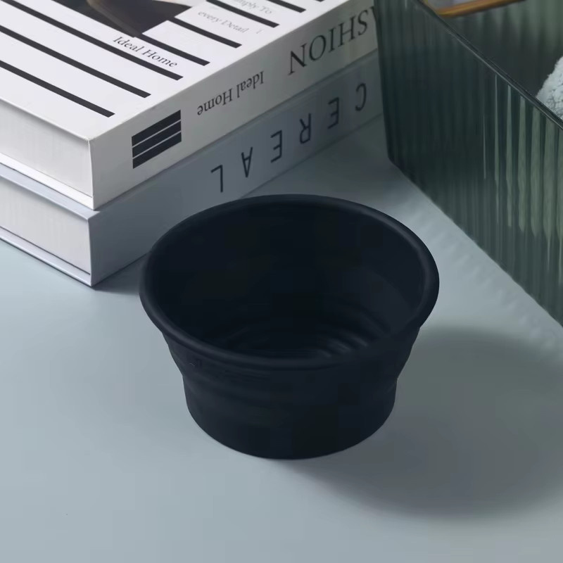 Yaqi Silikon-Rasierseife-Schüssel, Herren, Schwarz/Grau/Weiß/Blau/Grün - Bild 3