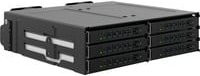 ICY Dock ToughArmor MB118VP-B Wechselrahmen für 6 x U.2/U.3 NVMe SSD, PCIe 4.0, Schwarz - Bild 1