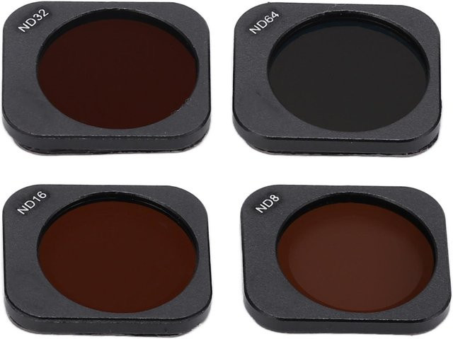 Junestar 4-in-1 Objektivfilter-Set ND8 ND16 ND32 ND64 für Hubsan Zino Mini Pro in Grau - Bild 1