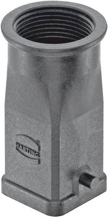 HARTING Tüllengehäuse 19 20 003 0437 19200030437 aus Kunststoff in Schwarz und Grau - Bild 1