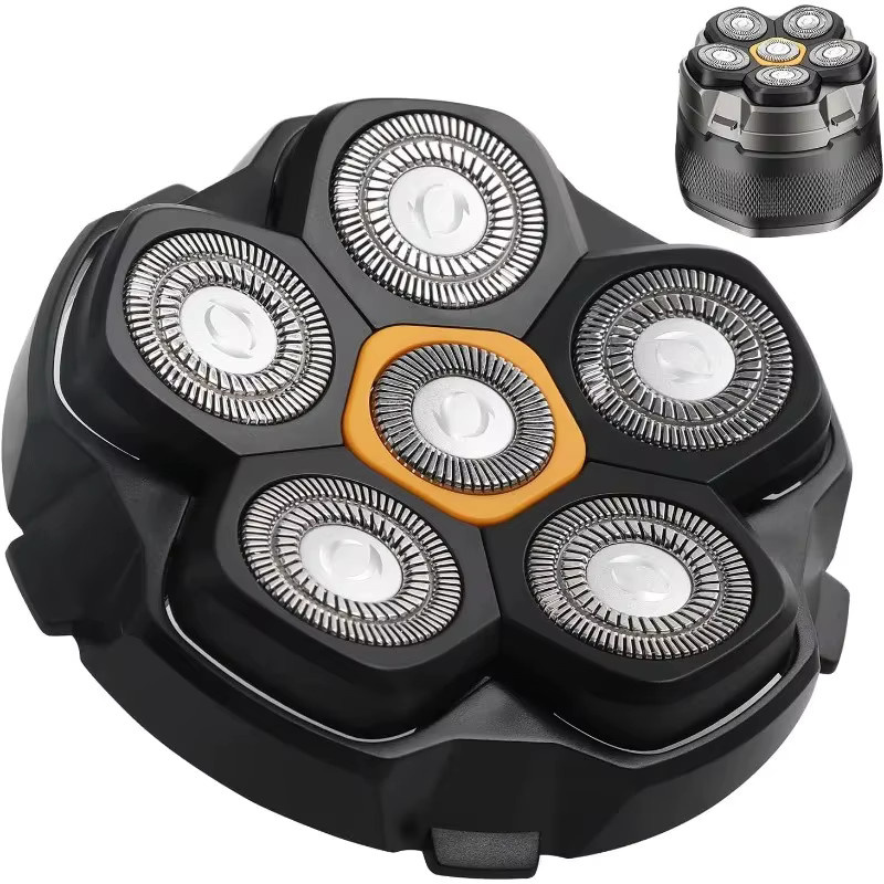 DOAO Magnetischer 6-Klingen-Ersatzkopf für Kopfrasierer, Unisex - Bild 2