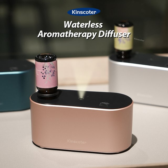 Kinscoter Elektrischer wasserloser Aromatherapie-Diffusor in Schwarz - Bild 1