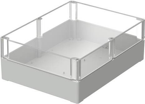 Bopla EUROMAS M 254G Industrie-Gehäuse aus Polycarbonat in Lichtgrau (RAL 7035), B/H/T: 300 x 110 x 230 cm - Bild 1
