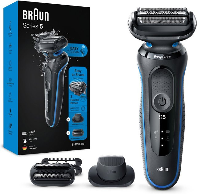 Braun Series 5 Trocken-Nass Rasierer, Herren, Schwarz - Bild 1