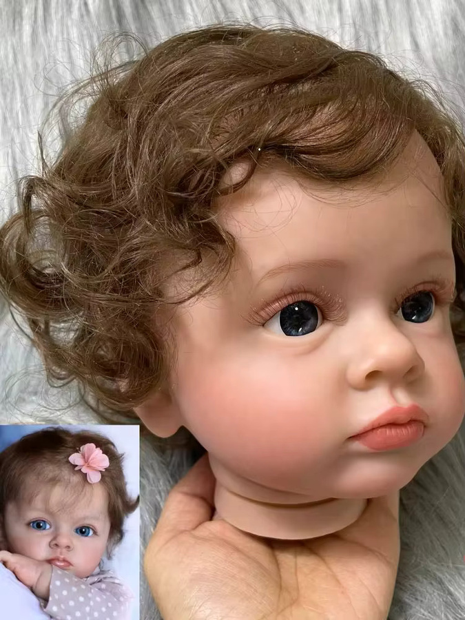 MRB Reborn-Puppe Tutti, unmontierte bemalte Puppenteile, 24 Zoll, mit Stoffkörper - Bild 3