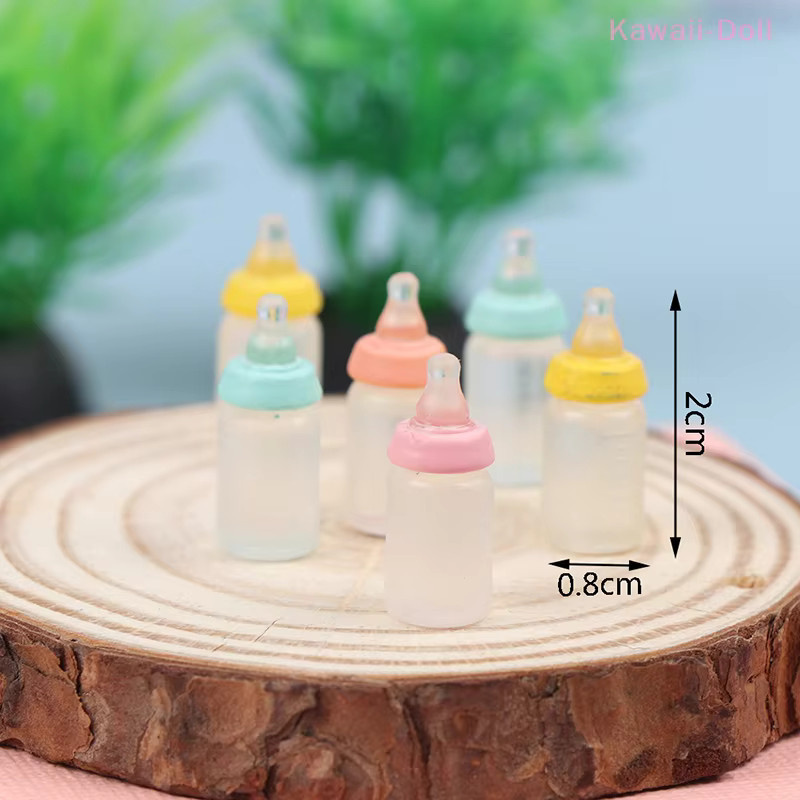 DIAPER&CORED Miniaturen Milch Flasche Modell, 6-teiliges Set, 1:12 - Bild 4
