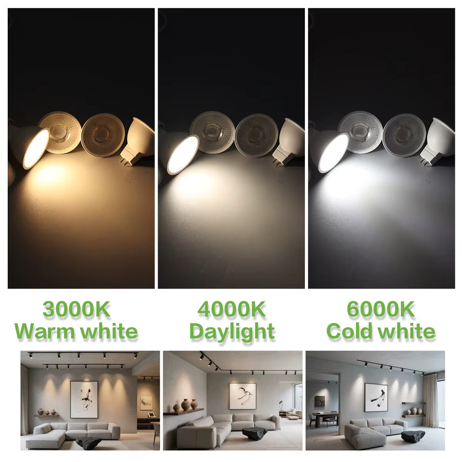 Gatetop MR16 LED Scheinwerfer Lampe GU5.3 mit 38 Grad Abstrahlwinkel, Cool White, 12V AC/DC, flimmerfrei als Halogen Ersatz - Bild 3