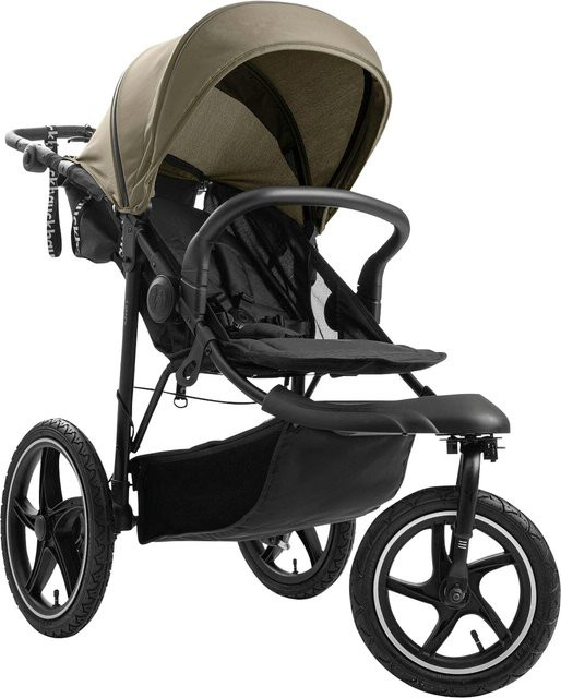 Hauck Kinderwagen Runner 3 Buggy Offroad Jogger in Grün mit Federung - Bild 1