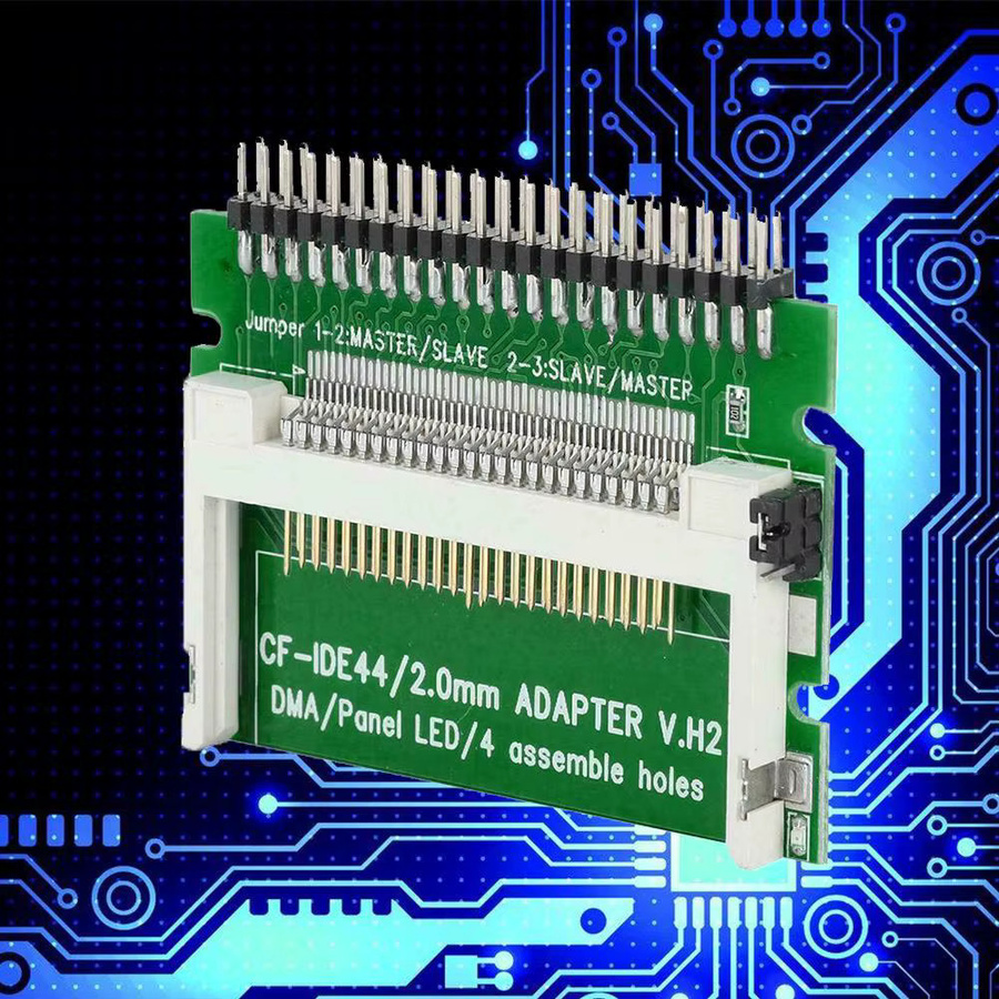 CF zu IDE Adapter für 2,5 Zoll Compact Flash Karten, 44 Pin Stecker, Farbe: Grün - Bild 4