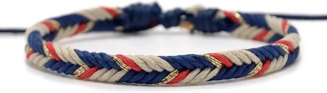 Rd lala Armband, Baumwolle, Mehrfarbig, Unisex - Bild 1
