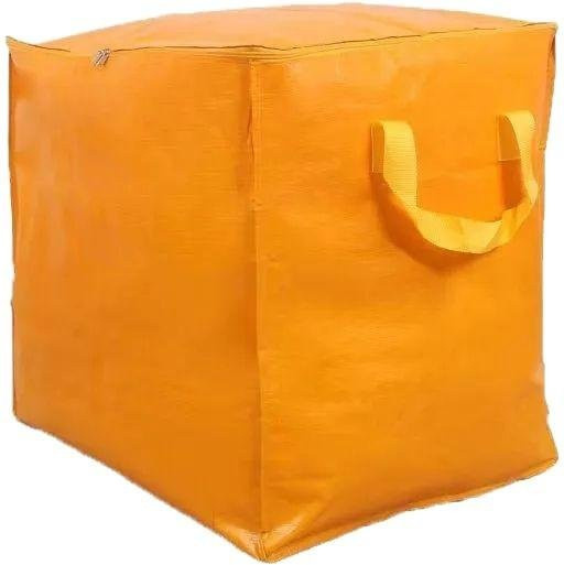 Wasserdichte Aufbewahrungstasche von Warm Magpie Home für Kleidung und Bettwäsche, 80 l, Orange - Bild 1