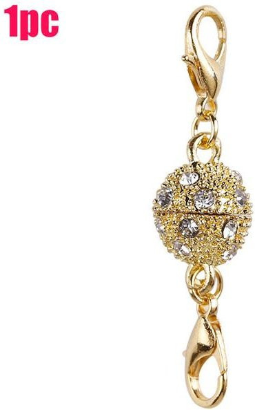 VVGUOWEI Kristallverschluss-Schnallen für Armbänder, Halsketten, Gold - Bild 1