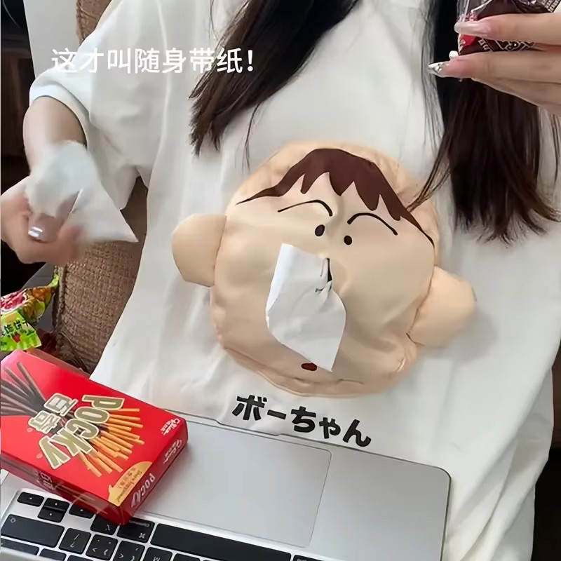 Bandai Boochan 3D-Taschentuch-T-Shirt, kurzärmelig - Bild 1