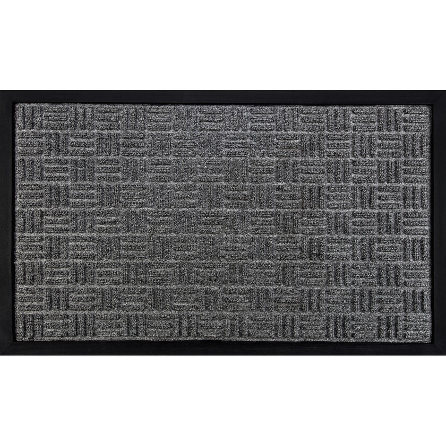 OBI Fußmatte Grau aus Polypropylen mit rutschfester Unterseite, B/T: 60 x 40 cm, Höhe: 1 cm - Bild 2