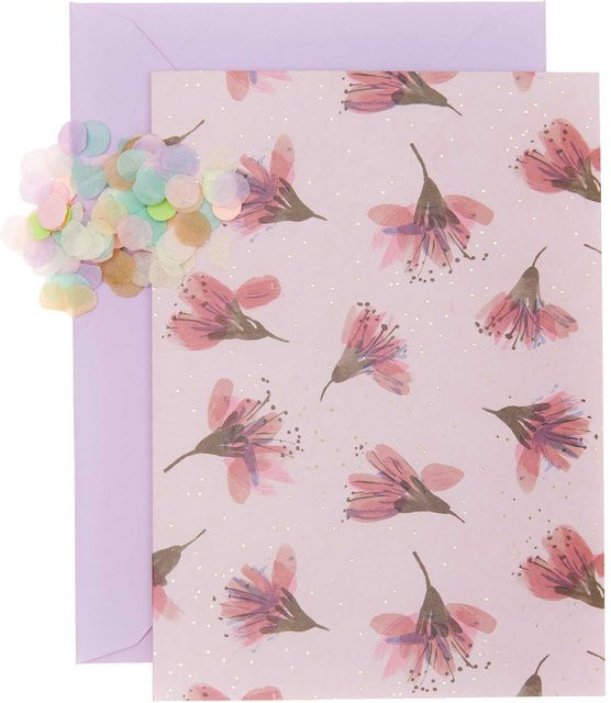 Rico Design Paper Poetry Grußkartenset Kirschblüten in Pink - Bild 1