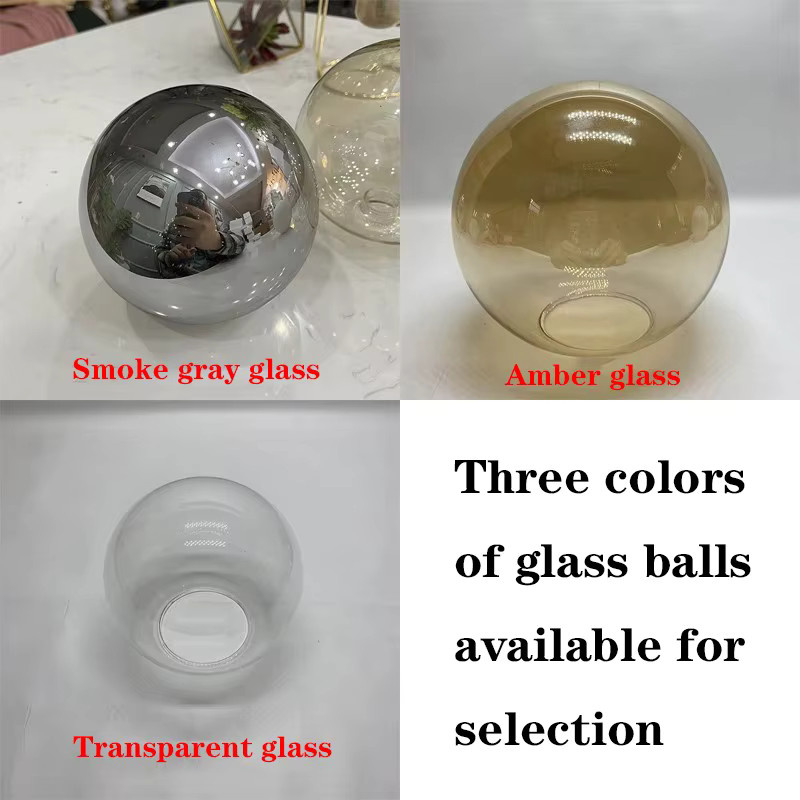 JIANKEXING Nordic Starry Magic Bean Pendelleuchte aus Glas und Metall in Grau und Multicolour für Wohnzimmer und Schlafzimmer - Bild 4