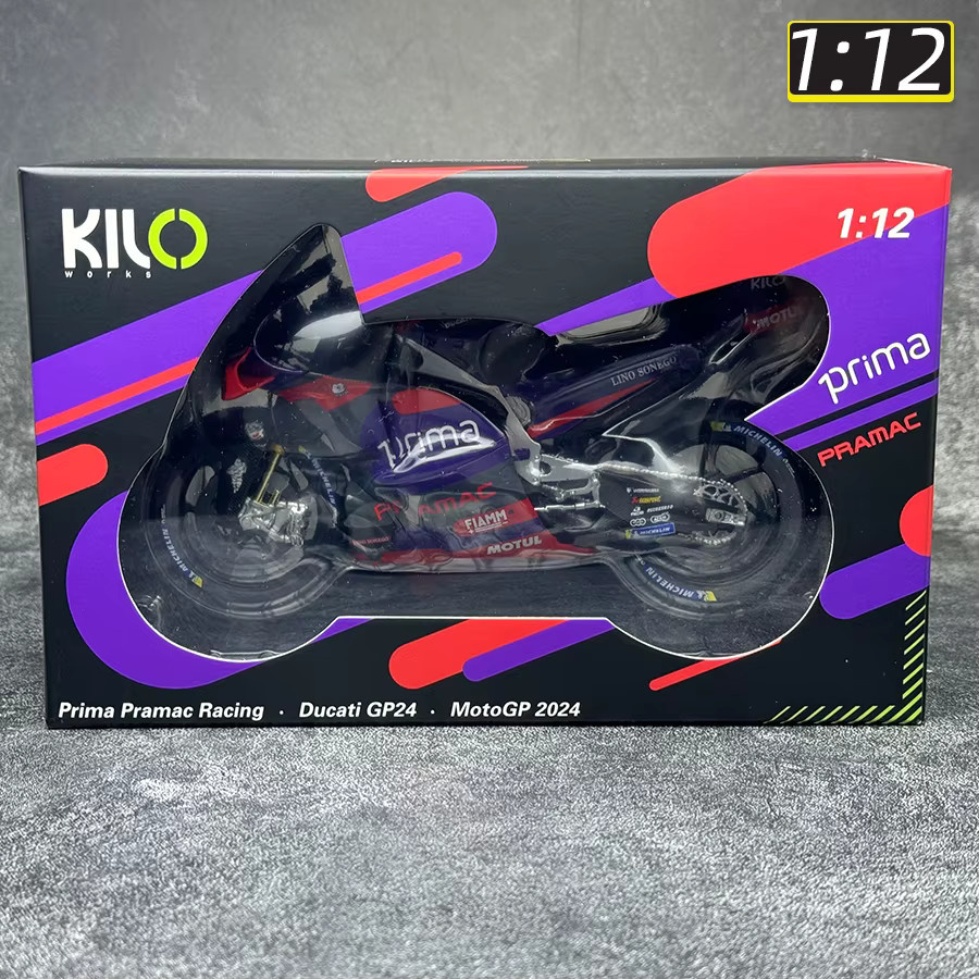 KILOworks Prima Pramac Racing GP23 GP24 Motorradmodell, Metall, 1:12 - Bild 3