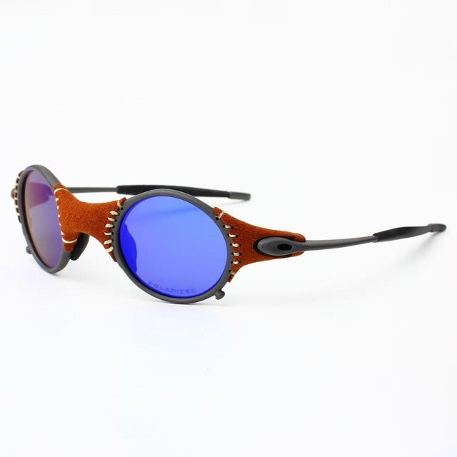 Yiran glasses E5-3 Sonnenbrille, Unisex, Metall, Vollrand, Rund, silver, brown - Bild 1