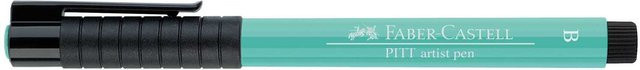Faber Castell PITT artist pen brush Tintenzeichner in Phthalogrün für Profis - Bild 1