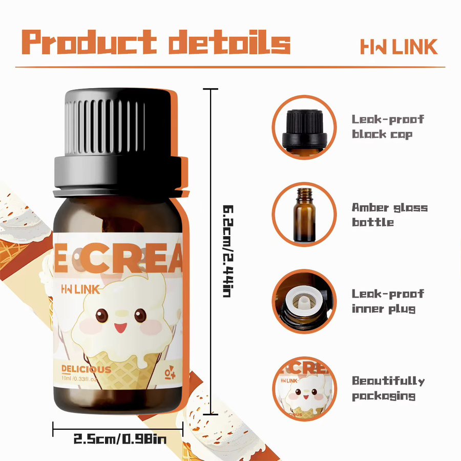 Vanille-Eiscreme-Duftöl, 10 ml - Bild 4