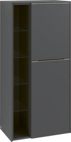 Villeroy & Boch Mittelschrank Subway 3.0 mit Glastüren in Blau und Grau, B/H/T: 57,4 x 120 x 36,2 cm - Bild 1